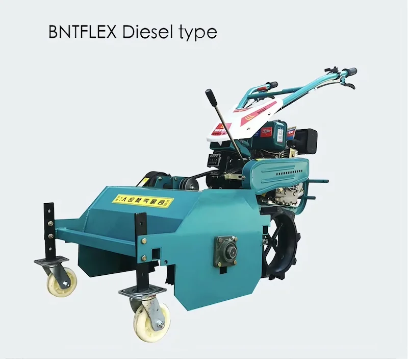 strong horsepower Electric starter 178 Air-cooled Diesel weeder smashed grass backfill machine fruit tree field weeding machine