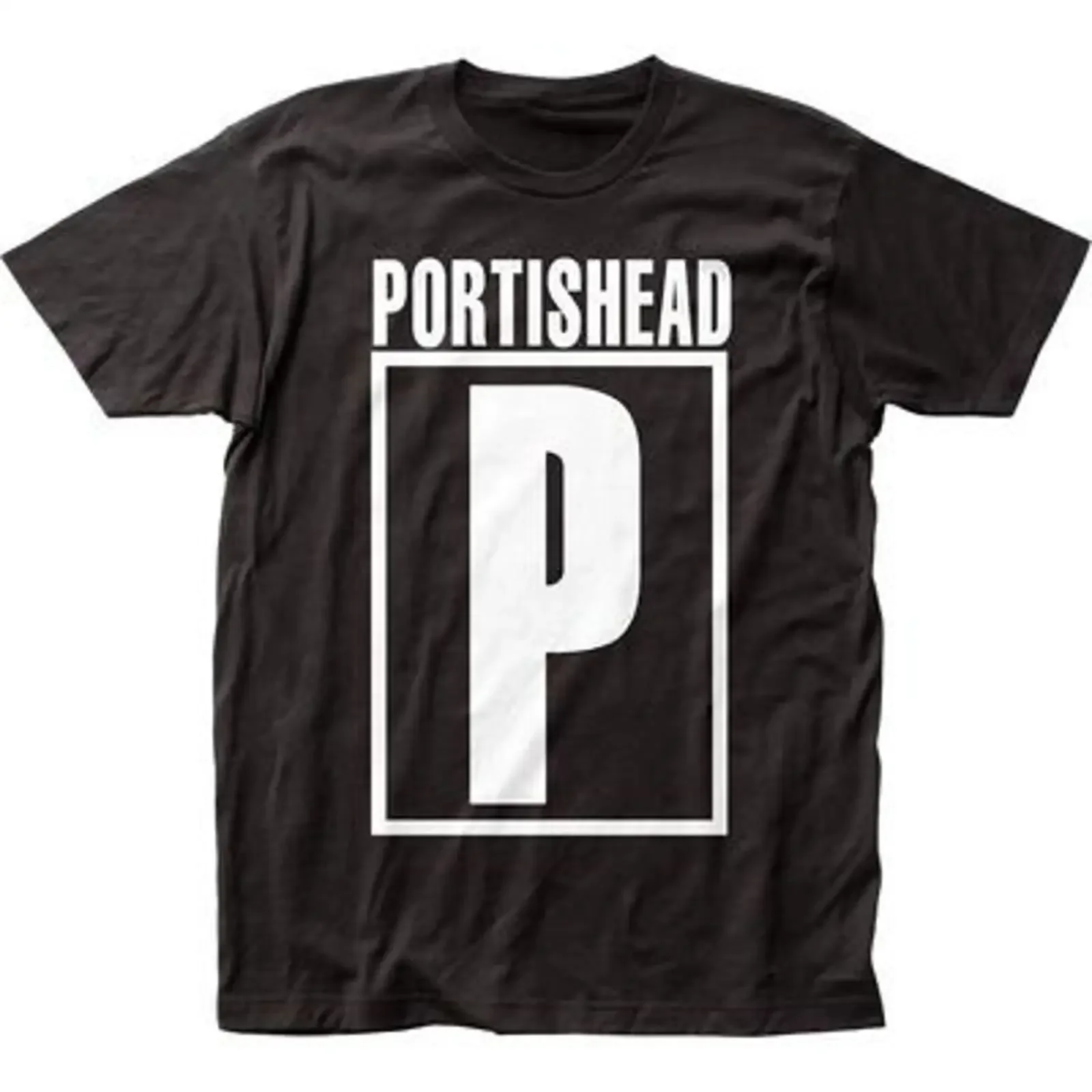 Portishead Logo T Shirt Mens Rock And Roll Music Clasic Band New Black vintage Washed designer clothes fashion homme Versatile