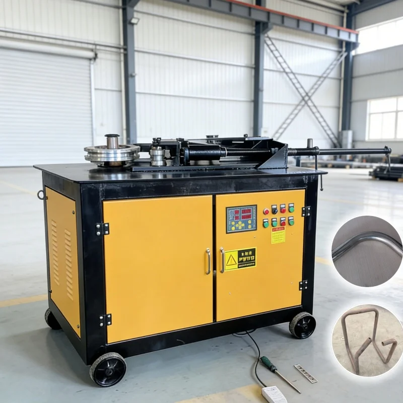 2026 Automatic Tube Bender Exhaust Pipe and Tube Bending Machine for Round Rectangular Pipes Iron Aluminium Pipe
