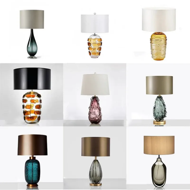 

SOFITY Nordic Modern Glaze Table Lamp Fashionable Art Iiving Room Bedroom Hotel LED Personality Originality Desk Light