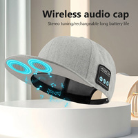 NEW Wireless Bluetooth5.4 Music Hat Dual Speaker Outdoor Sports Outdoor Rechargeable Music Ducktail Hat with Mic