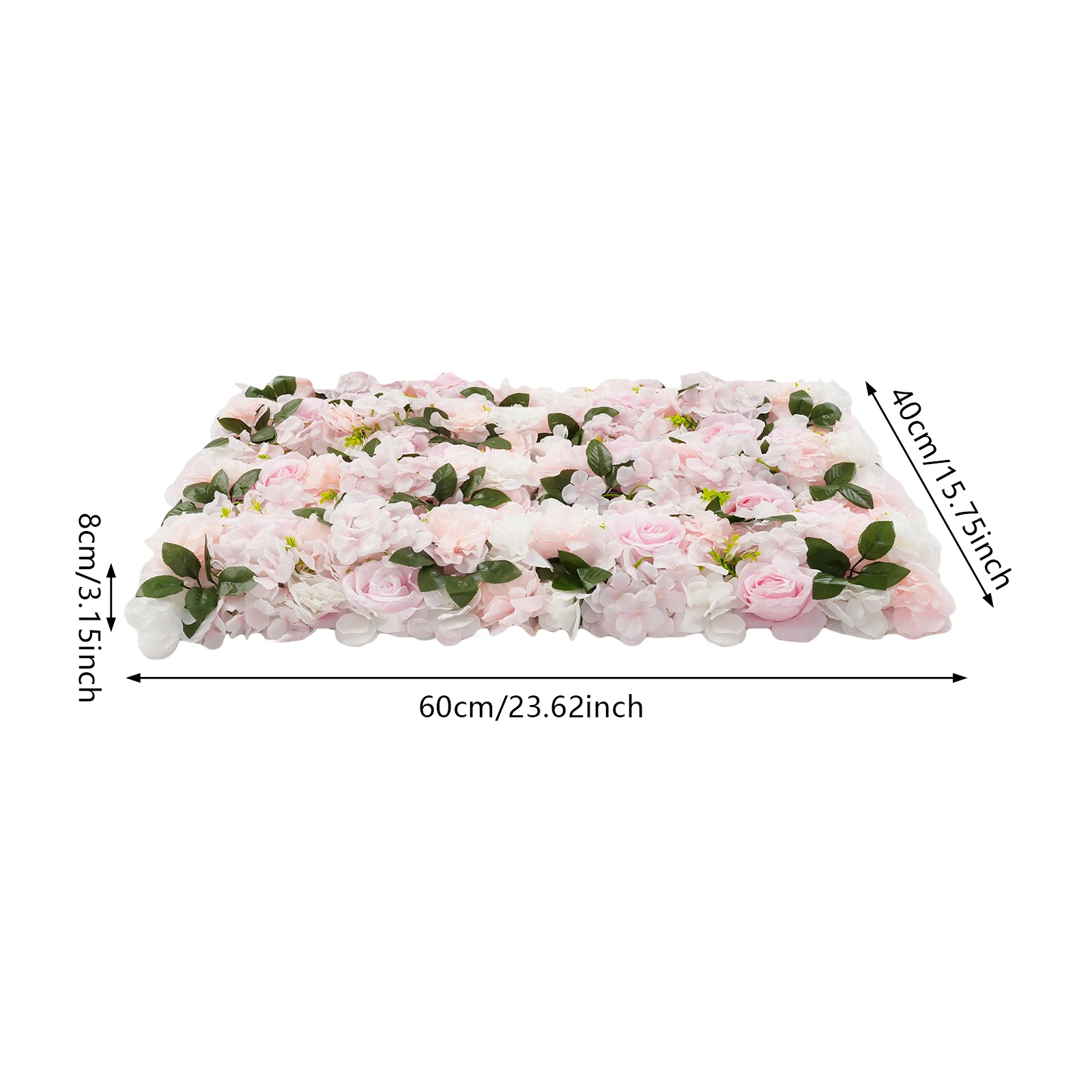 

Светло-розовые стеновые панели с искусственными цветами, 6 шт., настенный коврик с цветами, настенный фон с искусственными цветами для свадеб, отелей, парков