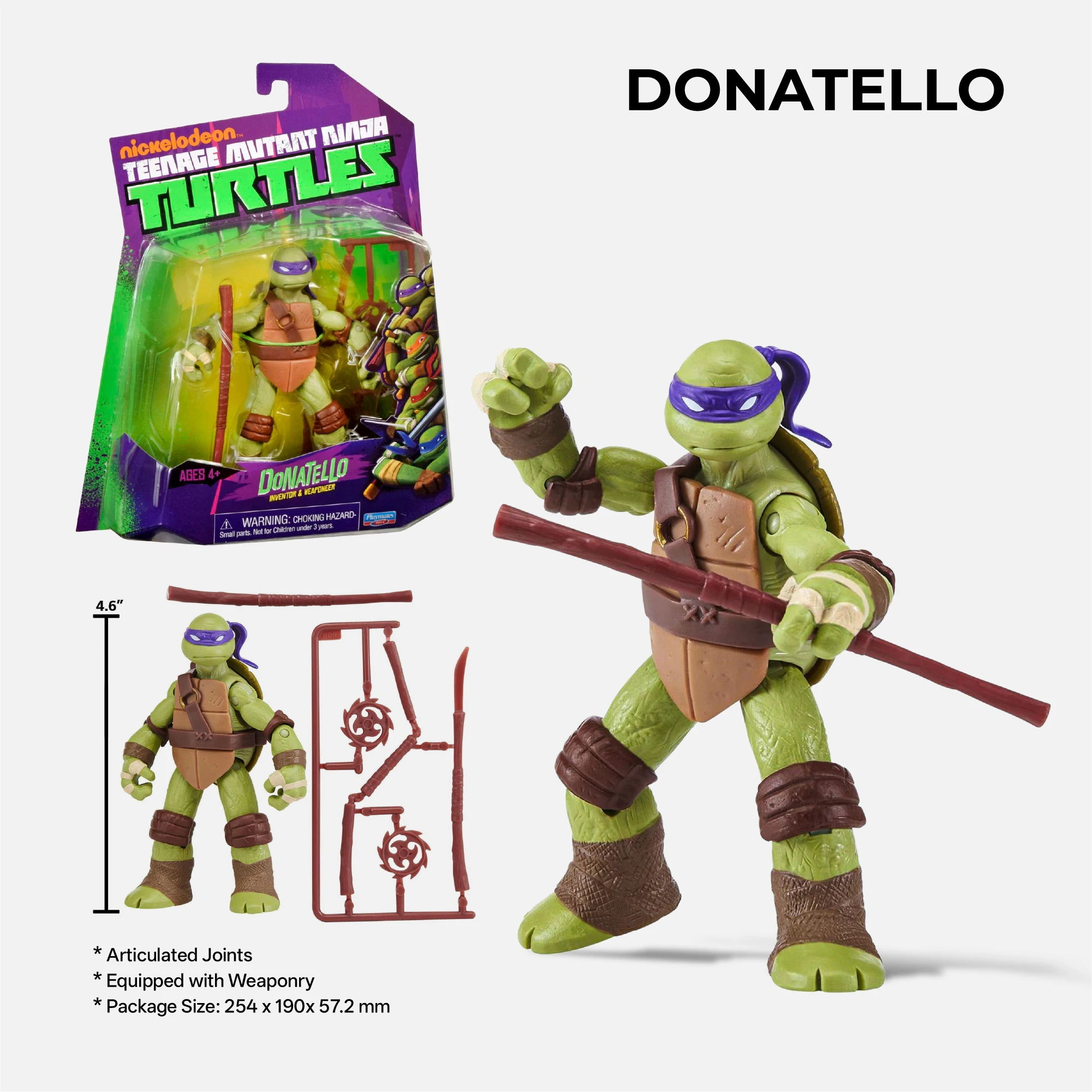 Oryginalne Autentyczne Figurki Akcji Wojowników Ninja TMNT z Animacji z 2012 roku, Model z Ruchomymi Elementami, Reprint: Leonardo, Raphael, Michelangelo, Donatello