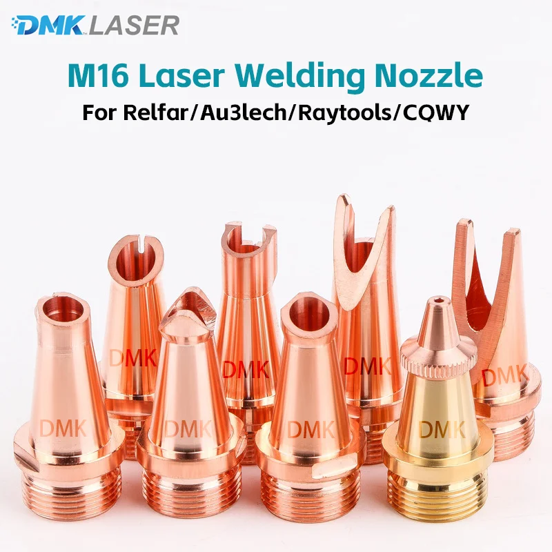 

10pcs/lot M16 Laser Welding Nozzle High Quality Copper Welder Nozzles For Relfar Au3tech Raytools CQWY Handheld Laser Weld Head