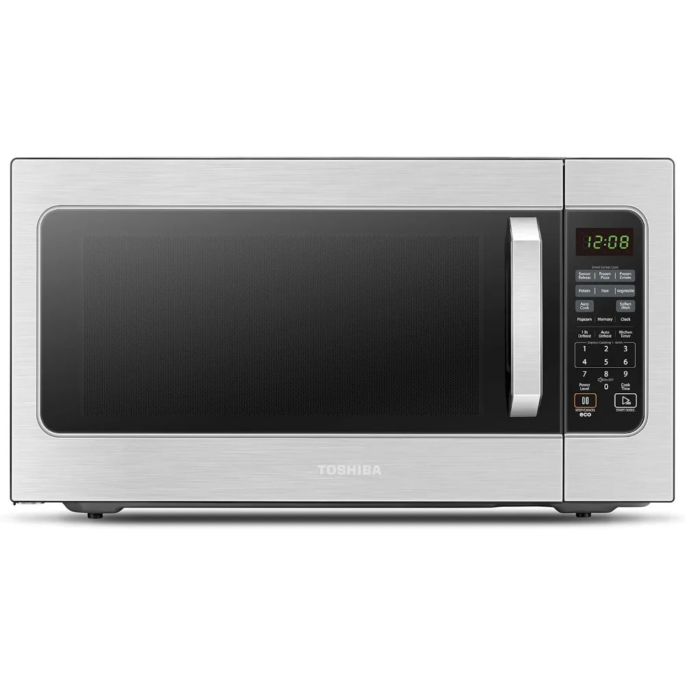 

ML-EM62P(SS) Large Countertop Microwave with Smart Sensor, 6 Menus, Auto Defrost, ECO Mode, Mute Option & 16.5" Position