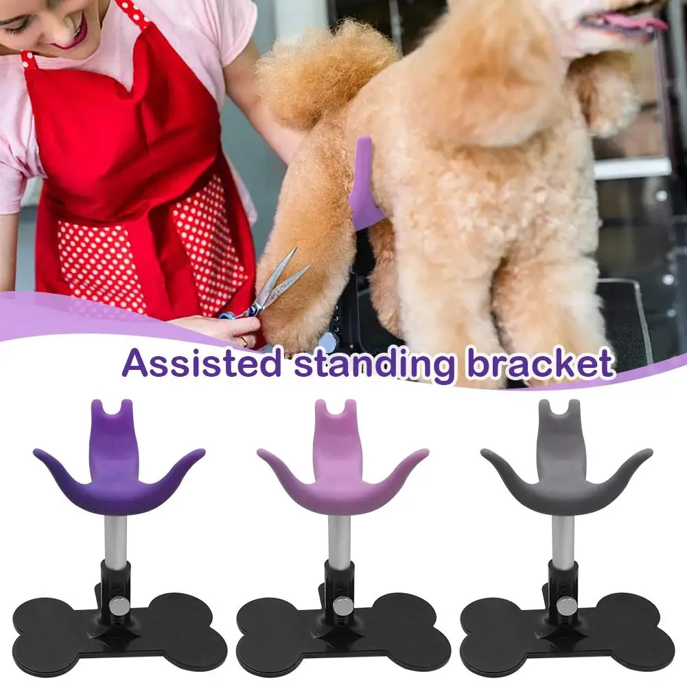 

Dog Grooming Stool Auxiliary Standing Support ABS + Silicone Soft Safe And Harmless Adjustable Height Suitable For Small Do U1B9