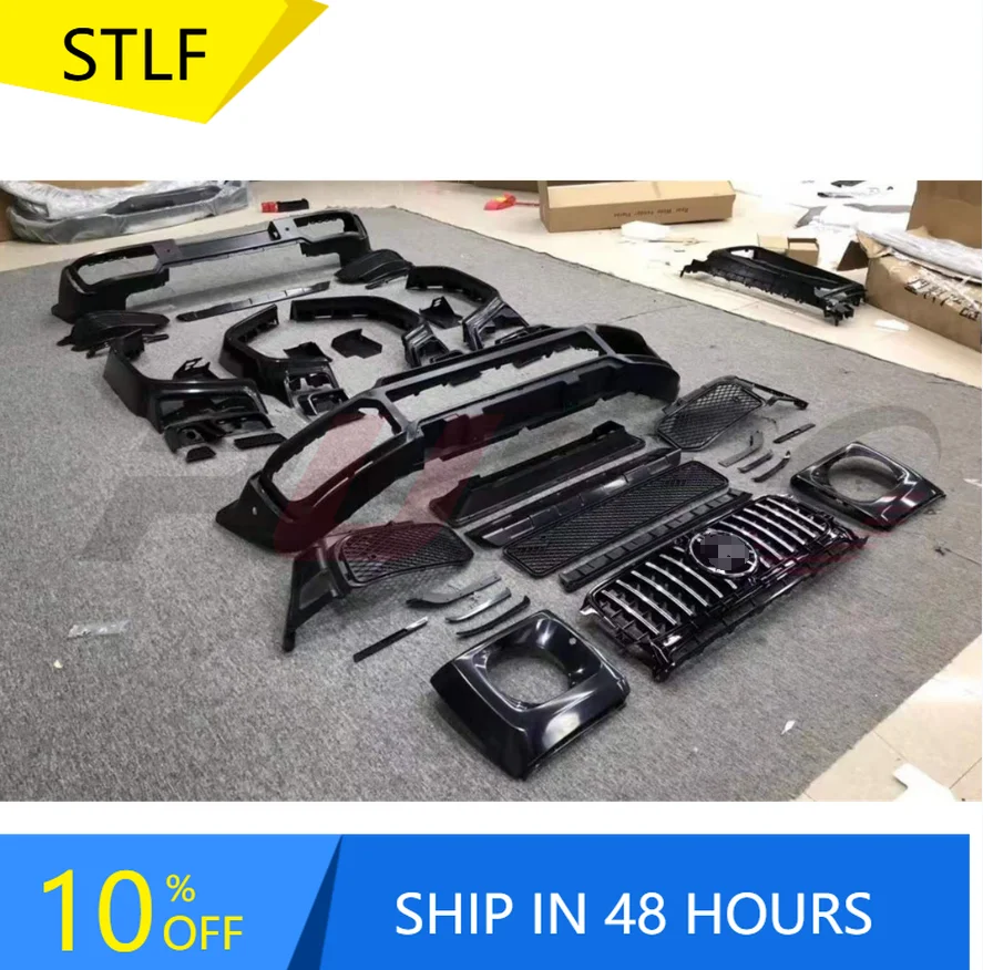 

Комплект корпуса STLF для модели Mercedes Benzs G Wagon W464 2019-2021 в стиле B с решеткой бампера и бровями