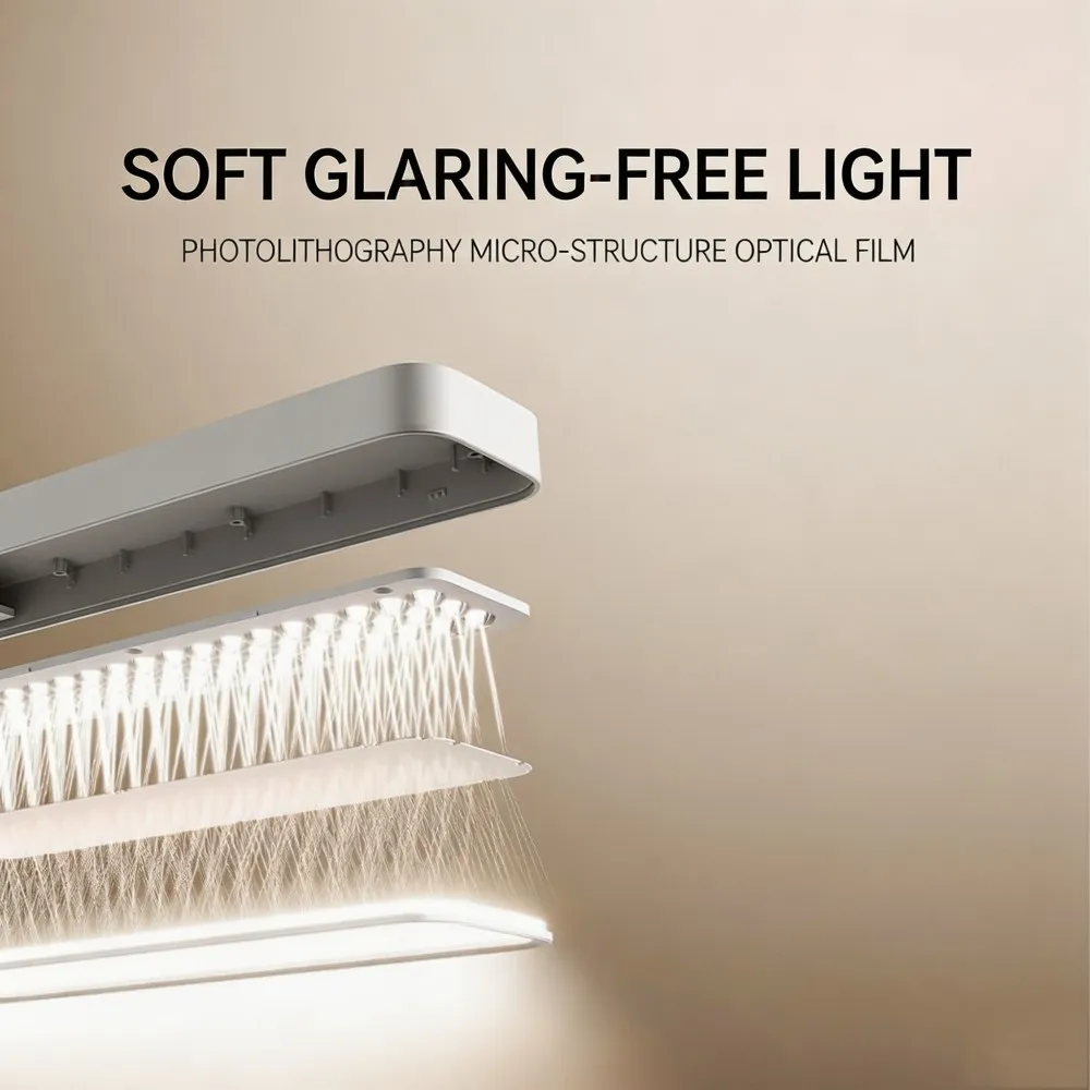 NEW MiJia Desktop Study Lamp Custom Full-Spectrum LED Bulbs | Seat Sensing | Dual Light Source Wide Lamp Head CN