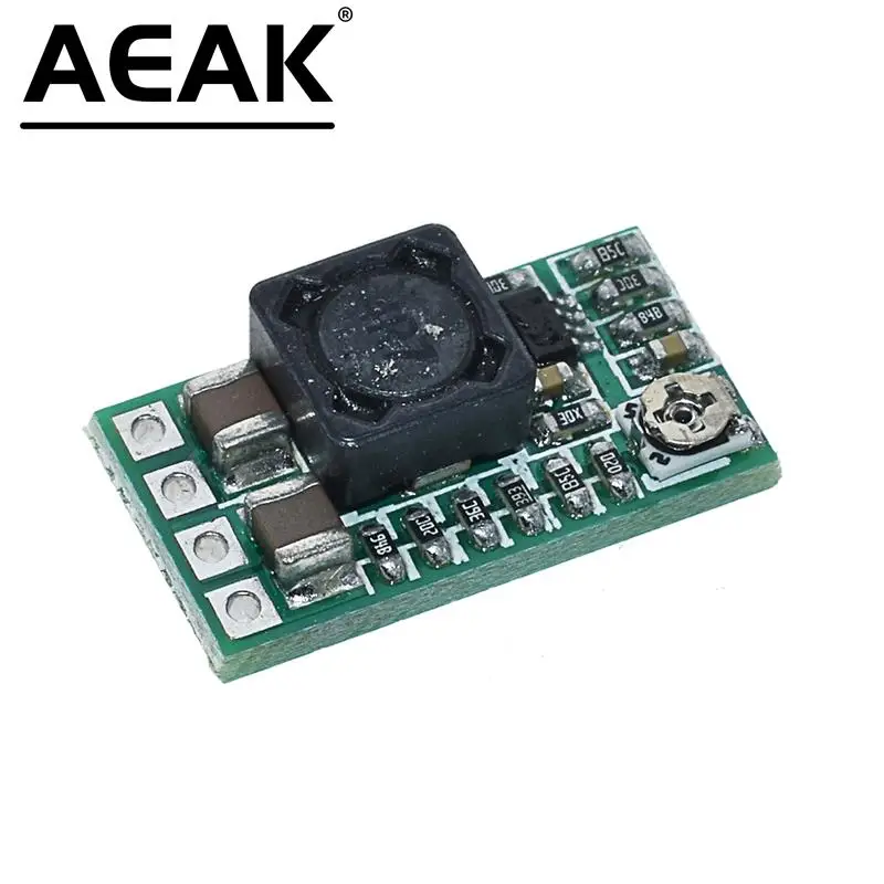 AEAK 5PCS Mini DC-DC 12-24V To 5V 3A Step Down Power Supply Module Voltage Buck Converter Adjustable 97.5% 1.8V 2.5V 3.3V 5V 9V