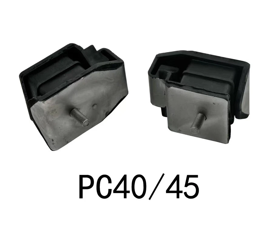 Engine foot rubber Excavator accessories komatsu PC40 PC45 shock-absorbing adhesive parts