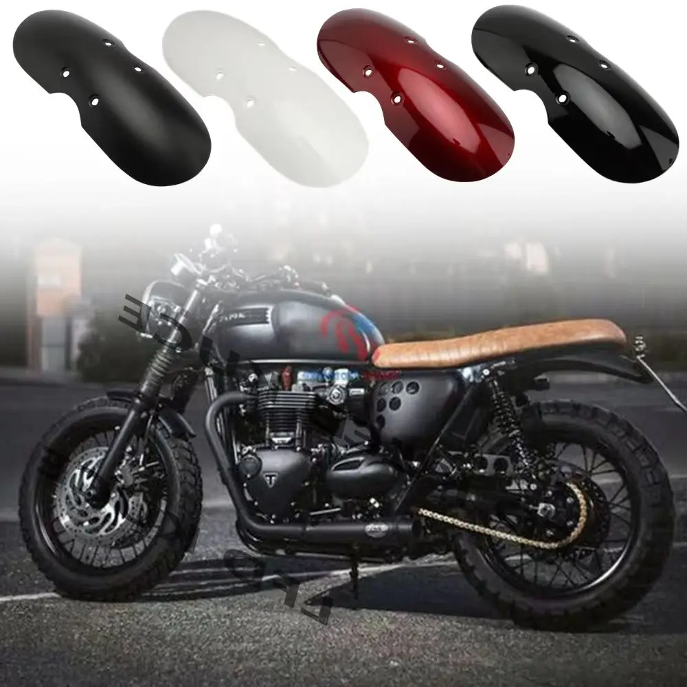Motorcycle Front Fender Mud Flap Fairing Splash Mudguard For Triumph Kawasaki Honda Yamaha Suzuki QJmotor KTM Cafe Racer Chopper