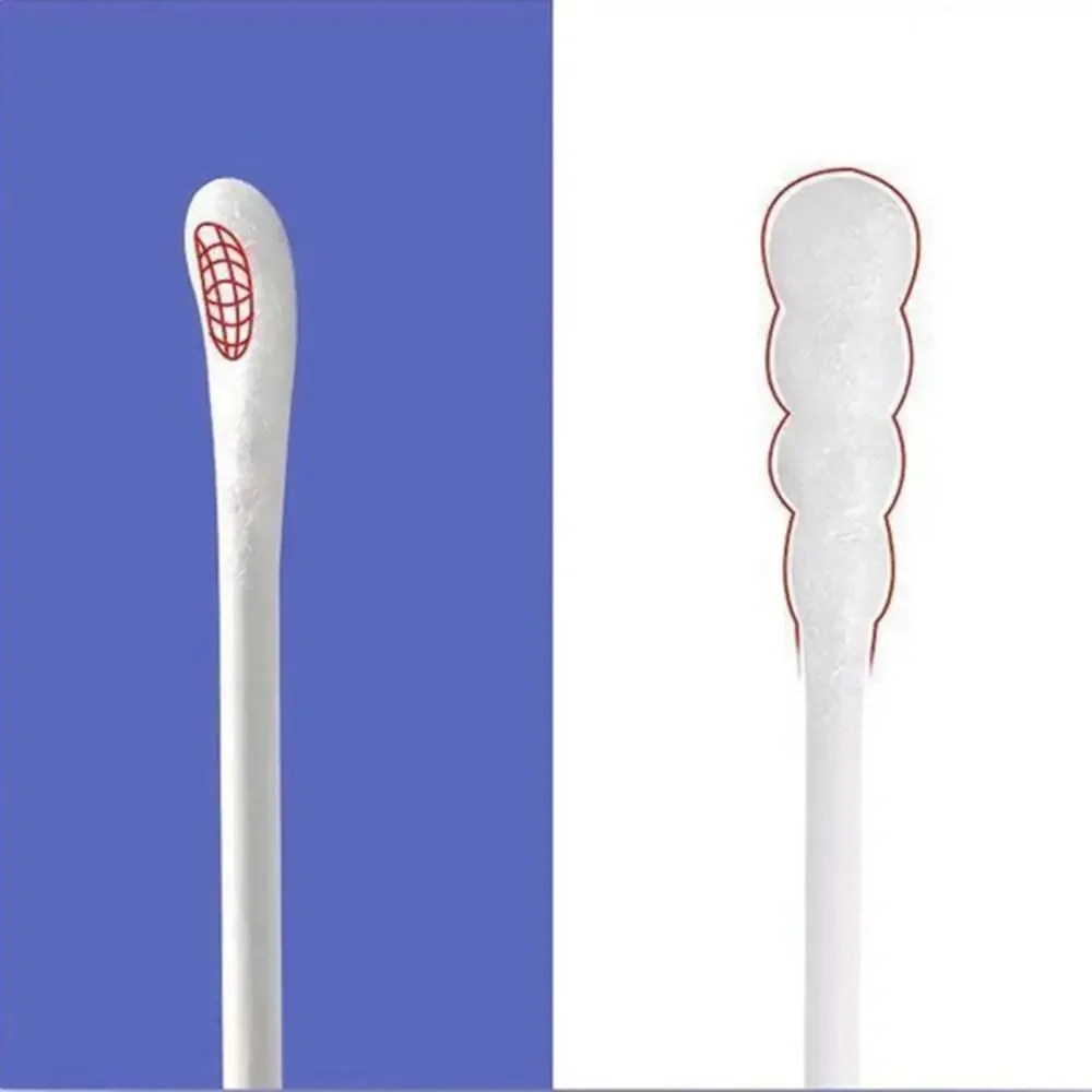 Spiral Head Double Head Fluorescent Agent Free Cleaning Tampons Cotton Buds Baby Cotton Swab Baby Nursing Supplies