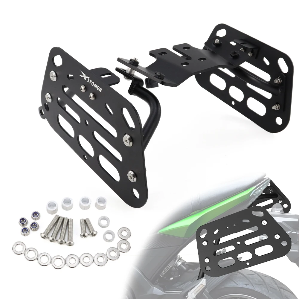 

Fit For Kawasaki Z125 / Z125 Pro 2016-2025 Motorcycle Saddlebag Support Bars Mounting Brackets Side Luggage Rack Pannier Racks