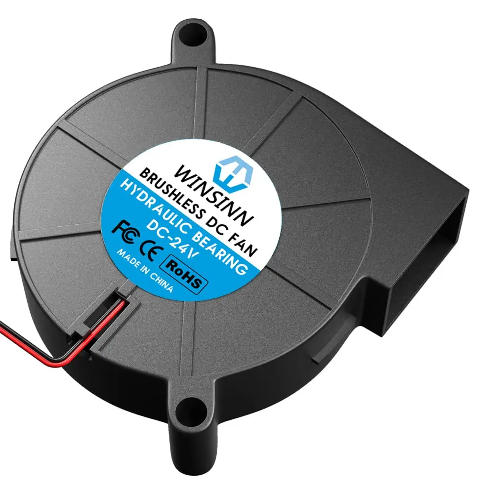 1/3/5 Stück 5015 Lüfter 24V 50mmx15mm Hochgeschwindigkeits-5015-Kühlventilator 2-Pin Doppelkugellager 8500 U/min für 3D-Drucker – Detail 4