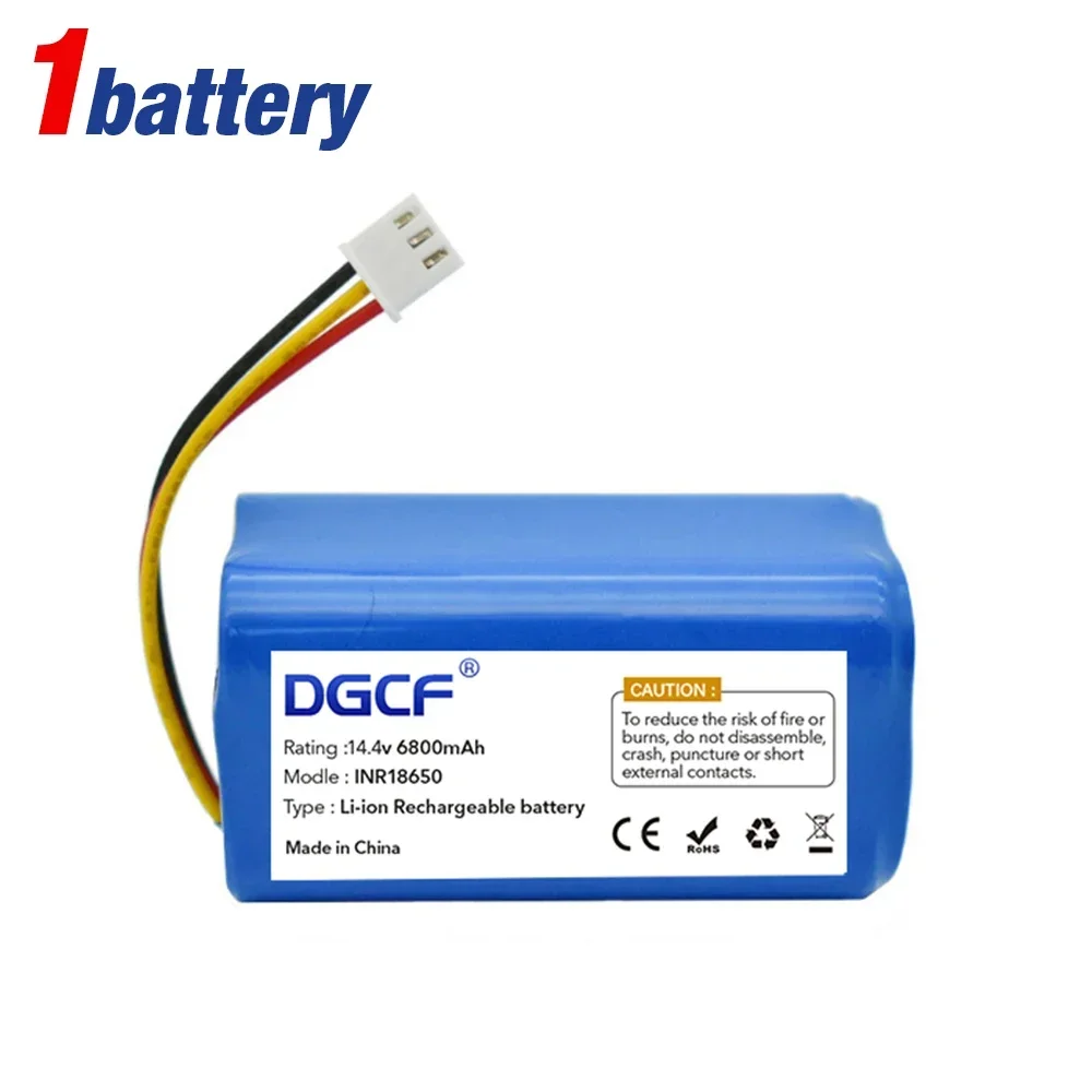 14.4v 6800mAh Original Li-ion Battery for LIECTROUX C30B Robot Vacuum Cleaner Spare Batteries