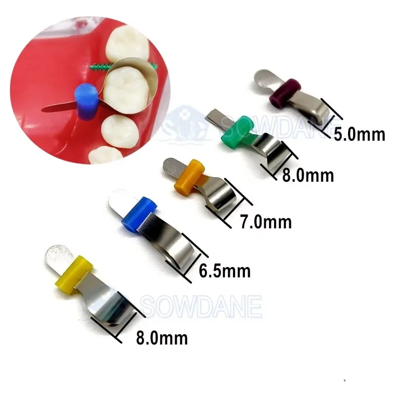 P Lab Teeth Retainer Ring Metal Matrice Lab Matrix Bands Retainerless Automatrix with Locker Metal Matrices s