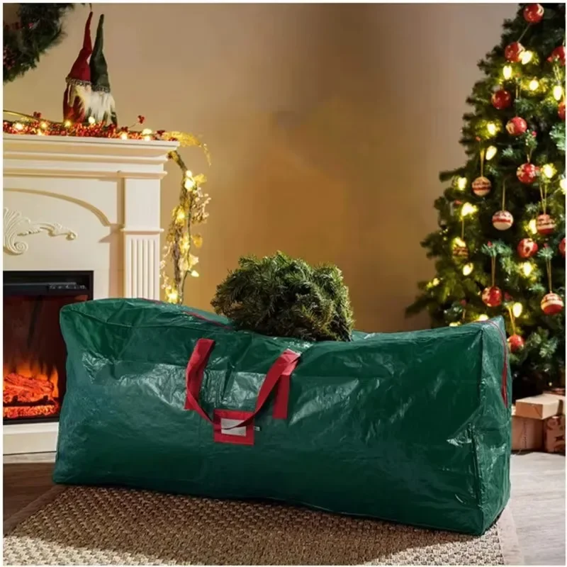 Weihnachtsbaum-Aufbewahrungstasche, langlebig, robust, für Feiertagsartikel, Aufbewahrungstaschen für die tägliche Aufbewahrungstaschen, wasserdichte Aufbewahrungstasche für den Außenbereich