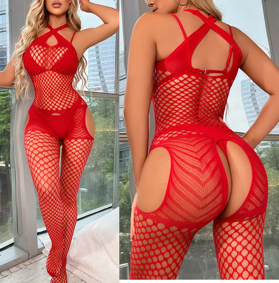 hot women sexy lingerie costumes sexy underwear Tight see-through dress Body stocking plus size lingerie dress sexy costume