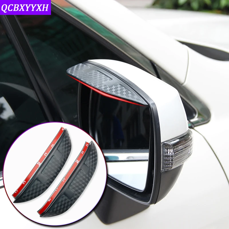 

Car Styling For MG 3/5/6 GS HS 2015-2022 ABS Carbon Fiber Pattern Car Rearview Mirror Eyebrow Rain Gear Shield Anti-rain Cover