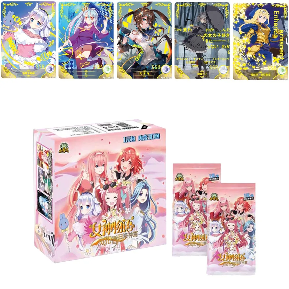 

Out Of Print Goddess Story Collection Card Girls Booster Party Box Senpai Haven Anime Rare Bikini Board Toys Birthday Game Kids