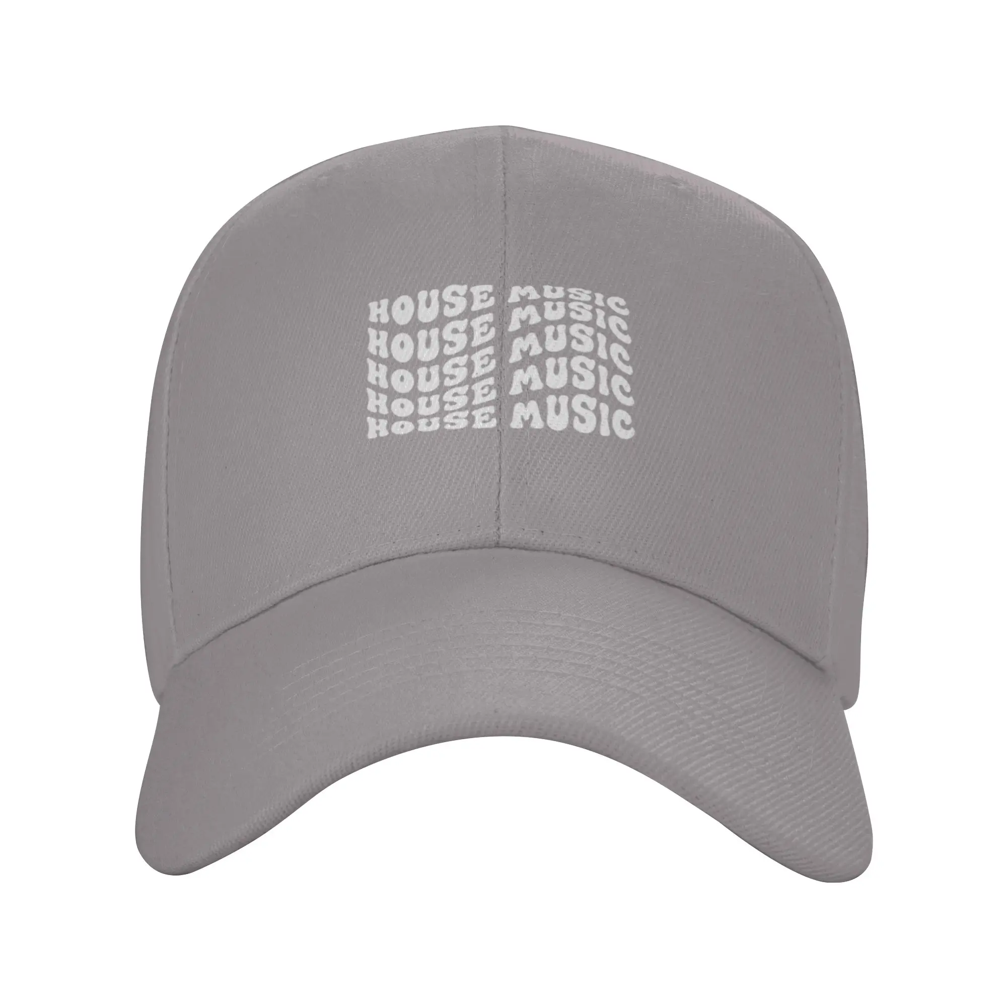 House Music Groovy EDM DJ Trendy Baseball Cap Tennis Match Breathable Headwear