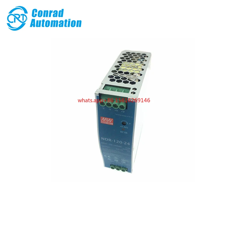 

MW NDR-120-48 Industrial Rail Power Supply 48V 5A DC 120W Rail Switching Power Supply with 240V and 100V Input Voltage Options