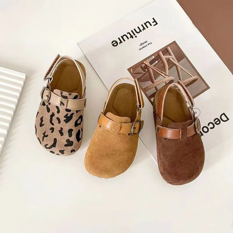 Kids Shoes Spring Summer Toddler Boys Brand Running Sports Beach Sandals Girls Casual Flats Children Slippers Slides Soft Sole