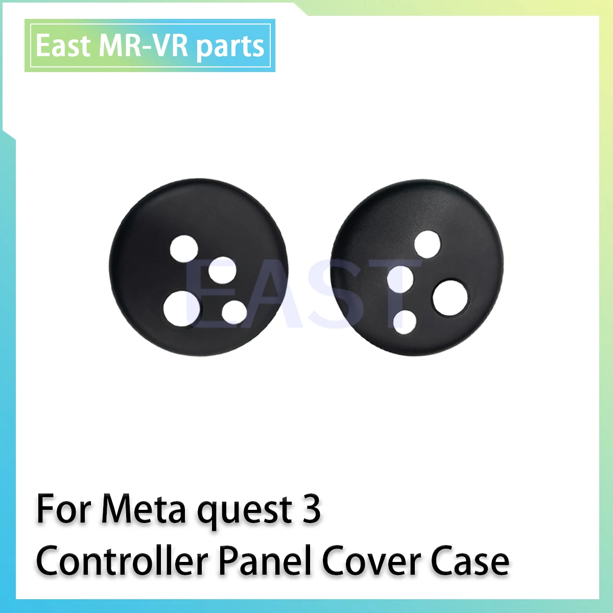 Original Handle Cover Controller Panel Cover Case For Meta Quest 3 Controller Cover Case Black Disk Roundle Case Relacement Part