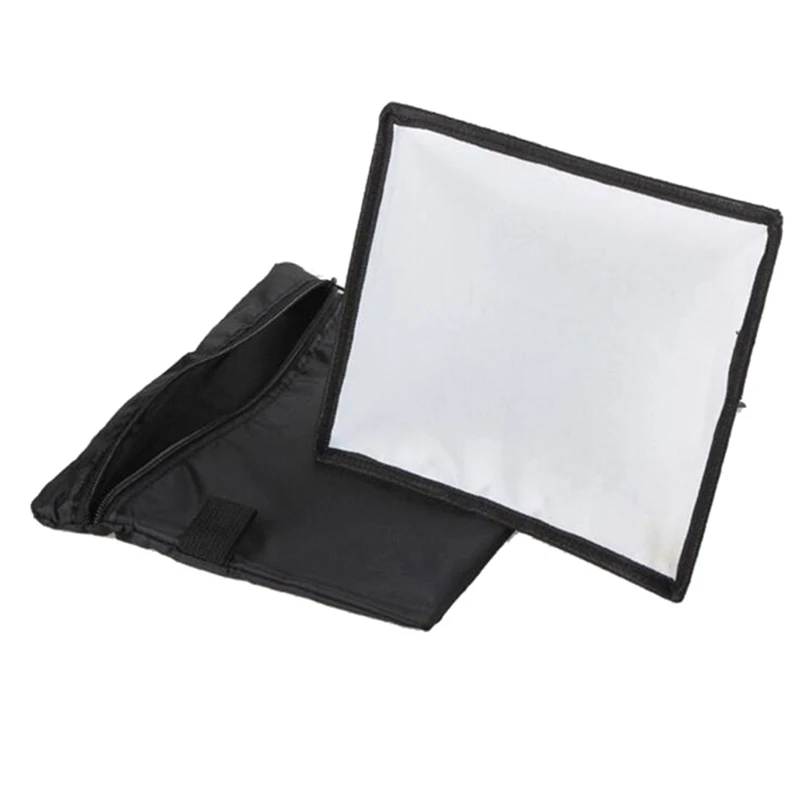 For DSLR Camera Universal External Flash Cover Fill Light Portable Mini Softbox Roof Flash 20X30cm Soft Cover Easy Install