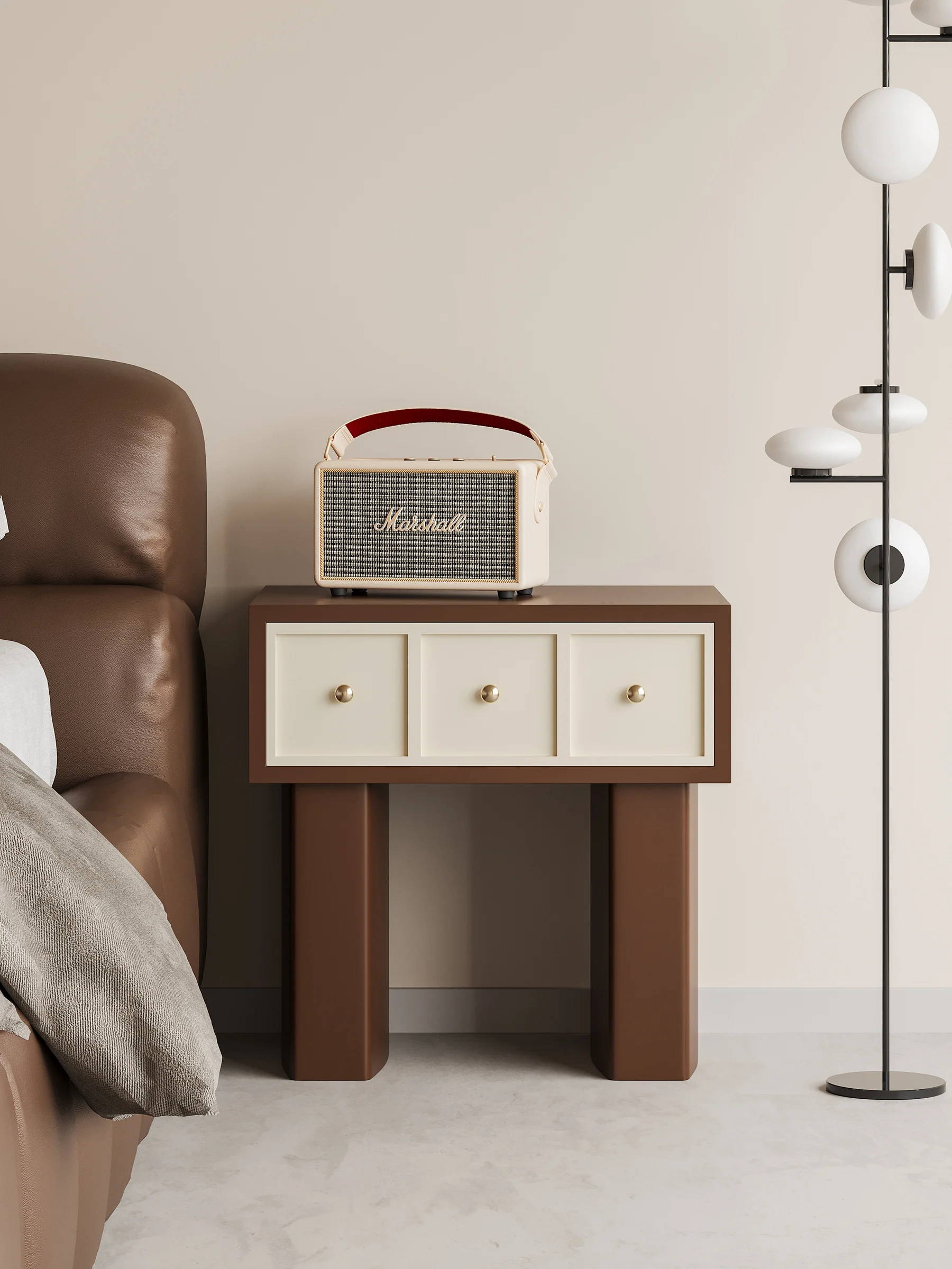 Simple ins Korean classic American creative bedside table, small apartment cabinet