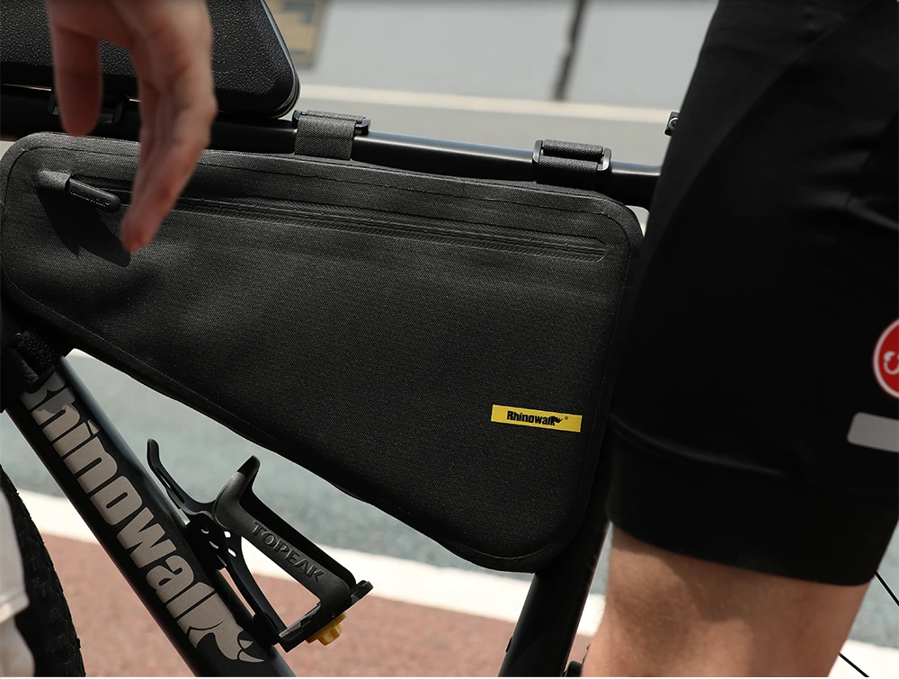 Rhinowalk 4L Bike Rahmen Tasche Dreieck Tasche Große Kapazität MTB Rennrad Durable Top Rohr Pannier Tasche Fahrrad Zubehör – Detail 6