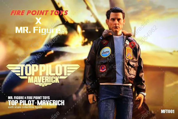 FIRE POINT TOYS X MR.FIGURE MFT001 1/6 Men Soldier Pilot A Tang Jacket Full Set 12'' Action Figure Collectible Fans Gifts