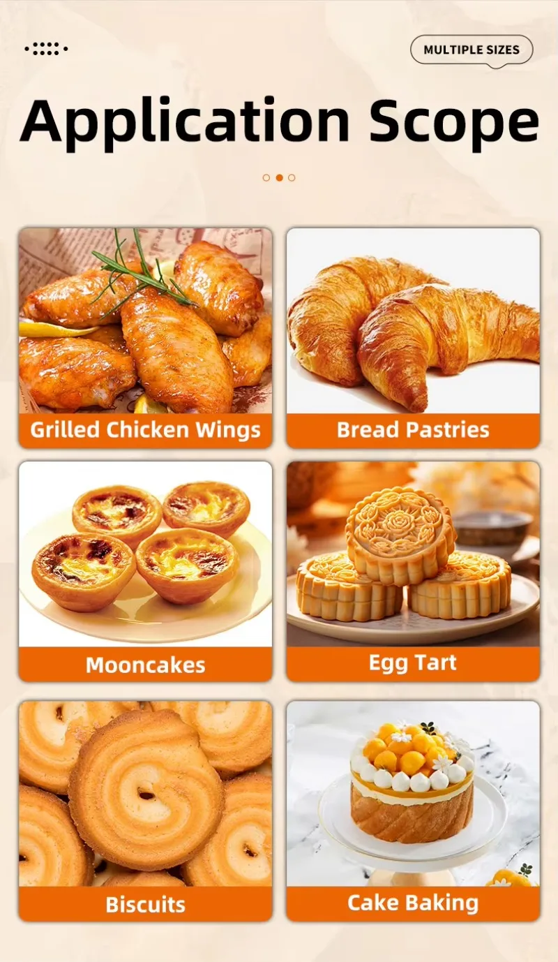 Commercial Convection Oven, Rack Trolley  Bakery Oven, Suitable for Baking Bread Pastry Pizza with Digital Control Panel