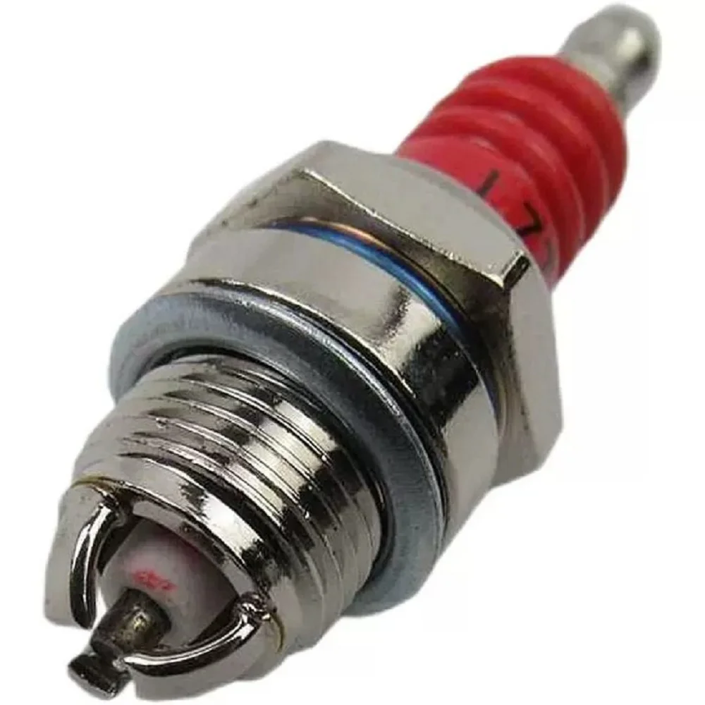 가솔린 전기 톱 및 브러시 커터 용 2PCS 3면 폴 점화 플러그 L7TJC 정원 기계 잔디 깎는 기계 도구 액세서리