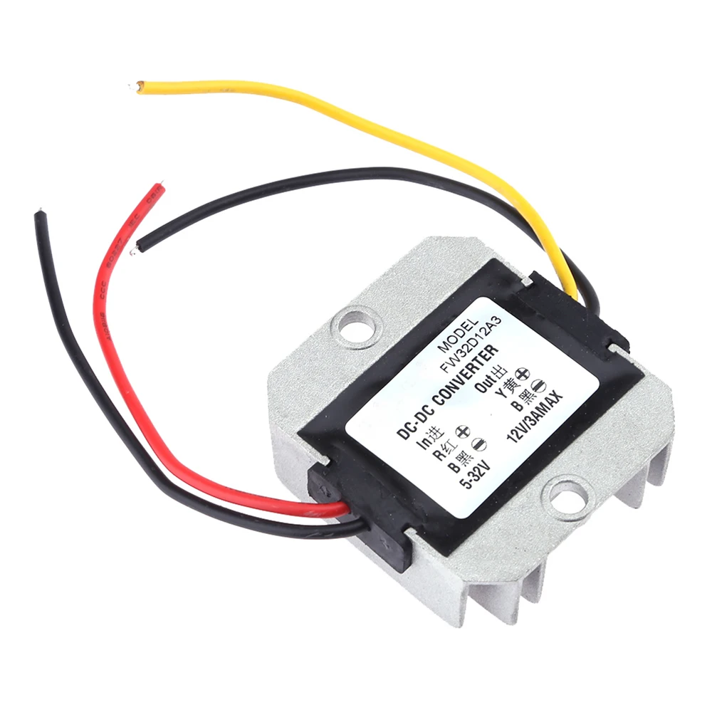 DC-DC مثبت الجهد 5-32 فولت إلى 12V3A منظم الجهد حماية أمنية ذكية تعزيز التلقائي الضغط #4
