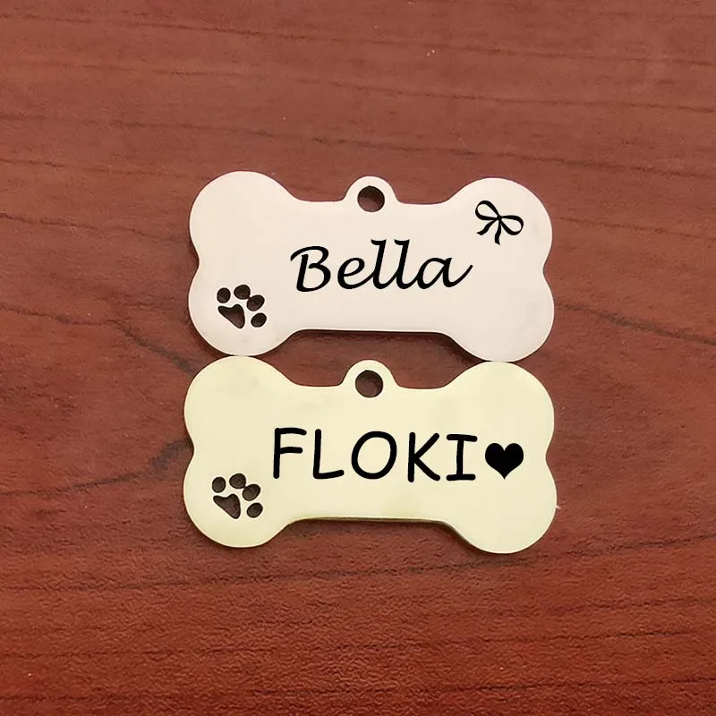 Porte-clés personnalisé pour animaux de compagnie, étiquette d'identification gravée gratuite, porte-clés pendentif, chat, chiot, chien, Sophia, patte, Sophia, accessoires pour animaux de compagnie