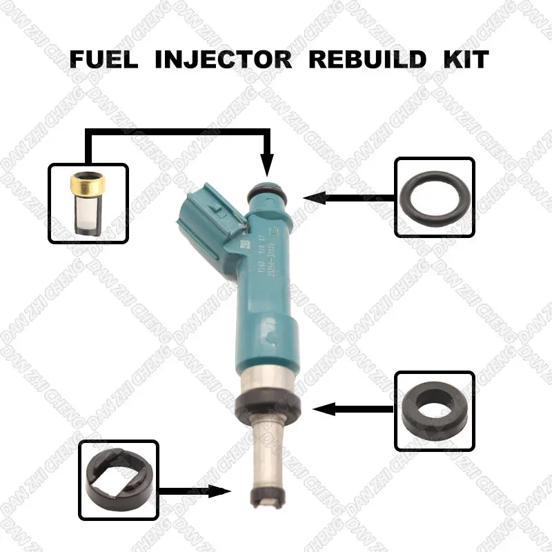 

Fuel Injectors Seals O-Ring Repair Filters for Toyota Prius CT200 05-14 Tacoma 4Runner 23250-37020 23250-37021 23209-37021