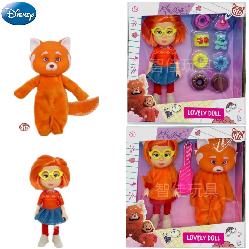 Disney Pixar Turning red Anime Action Figure red panda doll Meimei cartoon cute doll kids toys birthday Christmas gift