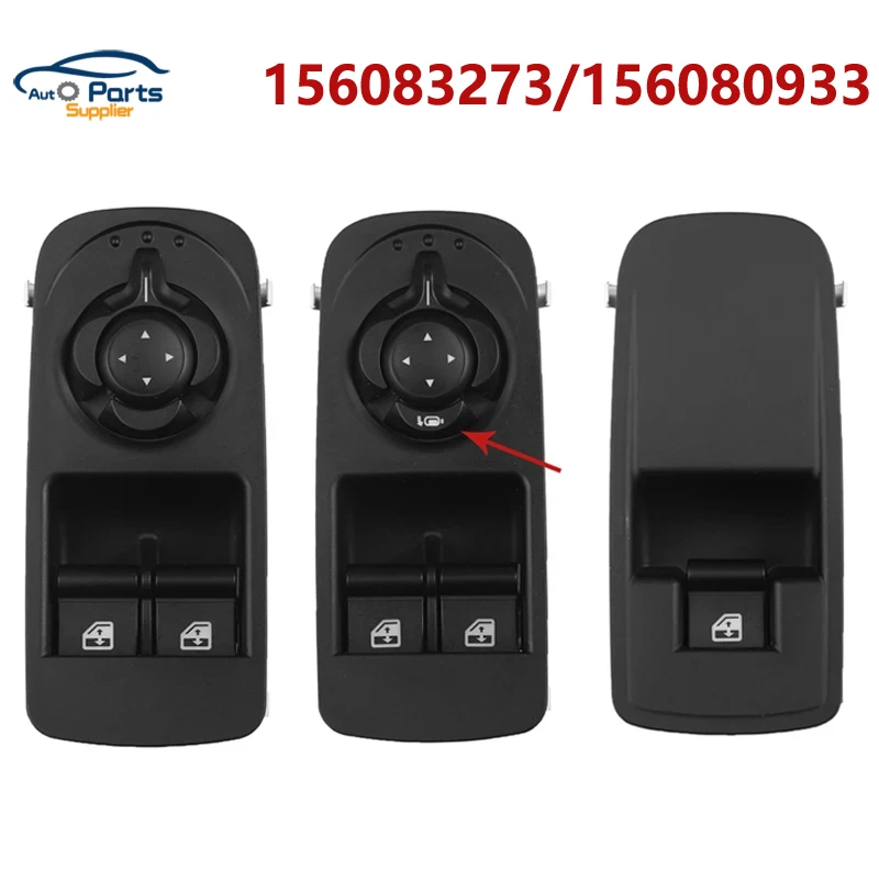 Nowy 156083273 156080933 156085172   Elektryczny przełącznik szyb do ALFA ROMEO Mito 955 2008-2018 Funkcja składania lusterek