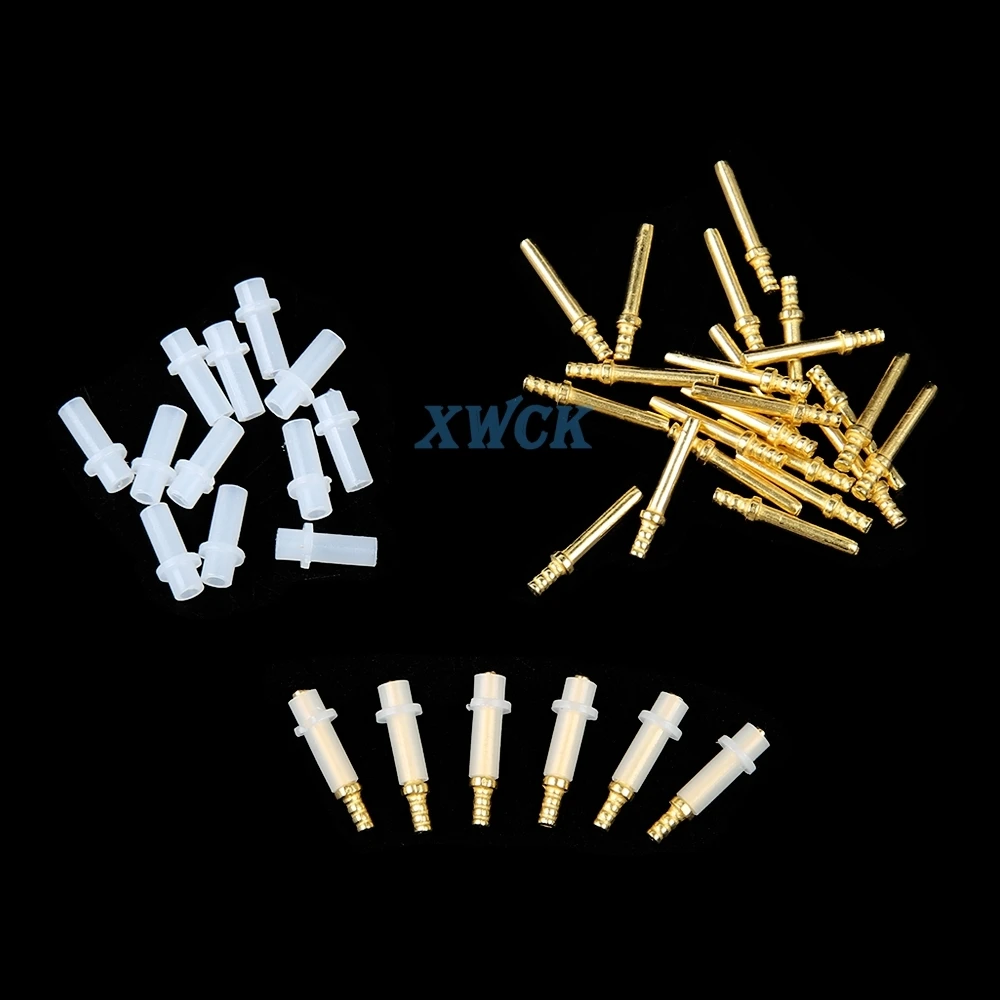 1000Pcs Dental Lab Material Model Pins Brass Dowel Pin with Sleeve sets of Nails Brass  3 size Dowel Pins