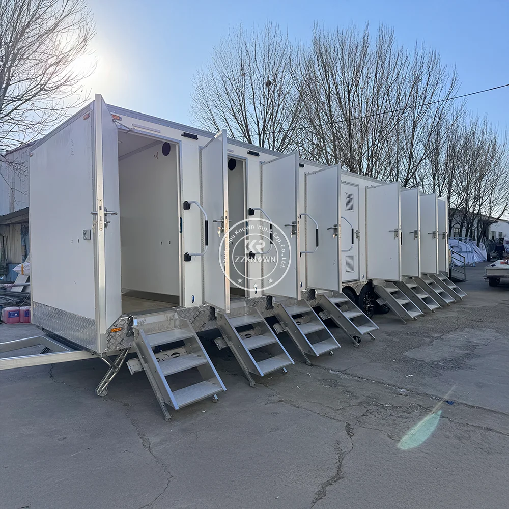 Mobile Restroom Cabin Mobile Washrooms Bathroom Trailers Portable Toilet Mobile Toilet Trailer