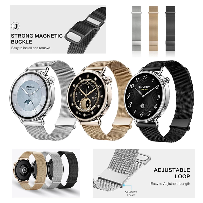 Metal Mesh Strap Co…