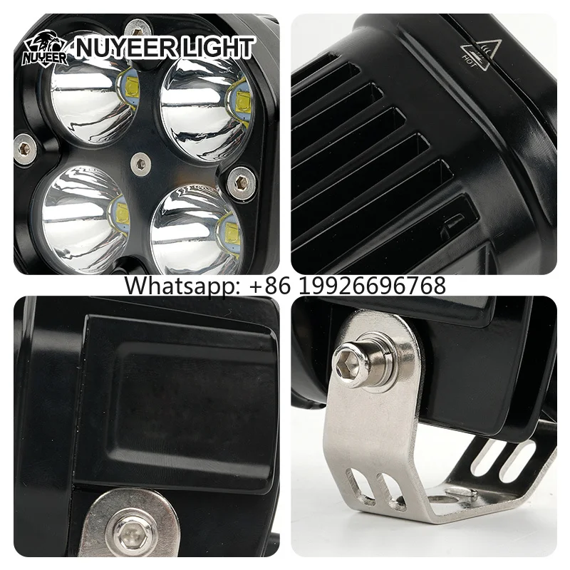 40W Cordless LED Light Compatible with Milwaukee 18V Battery Portable Outdoor Work Fishing Handheld Emergency Light