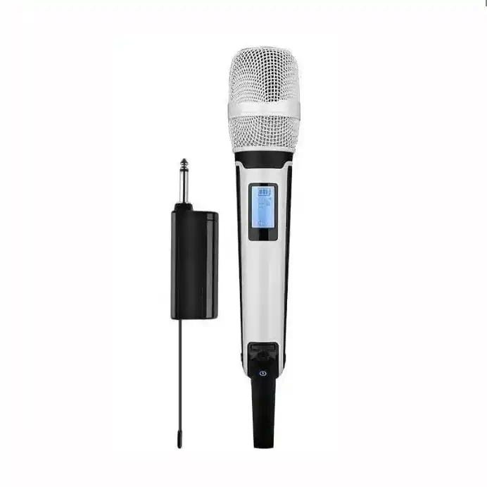 SKM9000 2Mic Professional UHF Wireless Dynamic Microphone Metal Mic for Karaoke DJ  Show Teaching Wedding