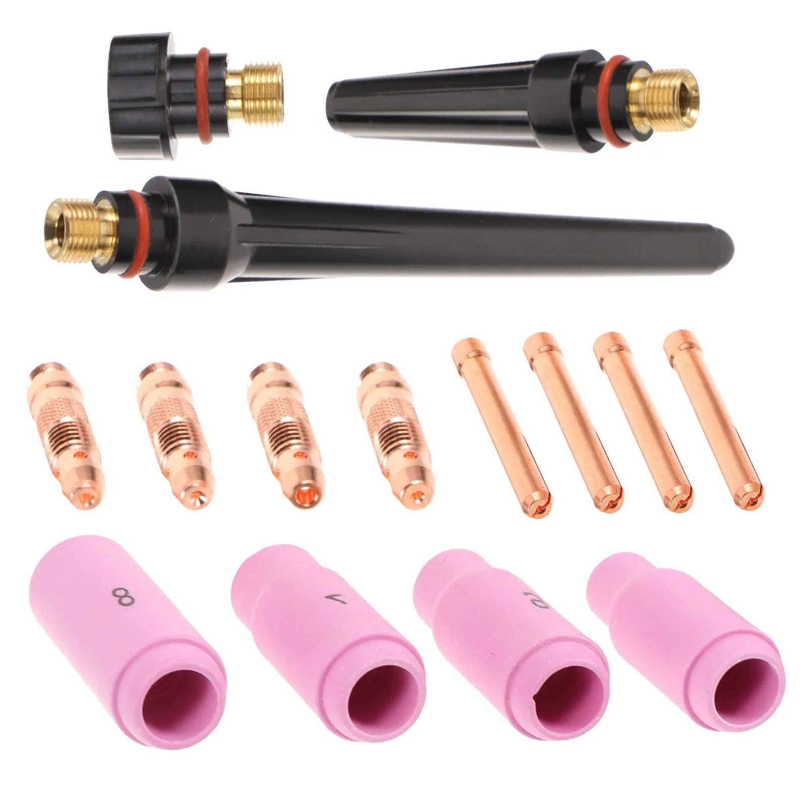 

1Set Welding Torch Accessories Sturdy Wire Mesh Screen Tig Cup Long Lasting Performance Kit Welding Torch Accessories