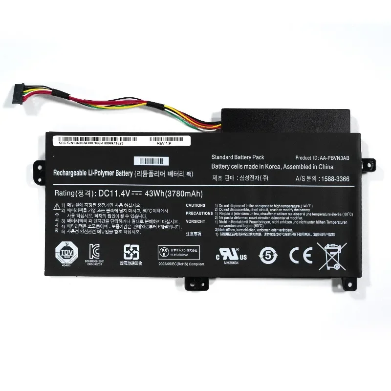 

Suitable for Samsung A-PBVN3AB NP 370R4 A470R5A 450R5V 510R5A notebook battery.