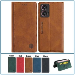For Motorola Edge 50 Fusion Leather Flip Case Moto Edge 50 Pro Phone Case Etui Moto Edge 50 Neo On Moto Edge50 Ultra Cover Funda