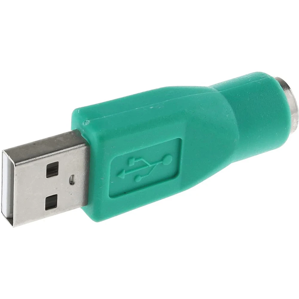 PS2 PS/2 FEMALE TO USB MALE ADAPTOR CONVERTER ADAPTER PC LAPTOP MOUSE KEYBOARD