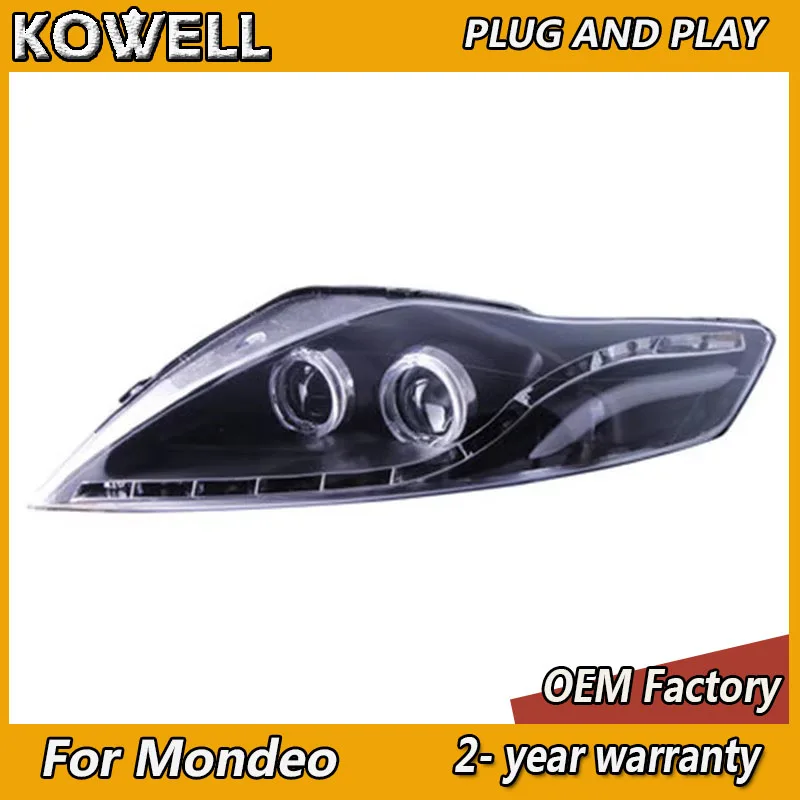 

KOWELL Car Styling for Ford Mondeo Headlight 2007 2008 2009-2012 Mondeo Head Light DRL Turn Signal Low High Beam Projector Lens