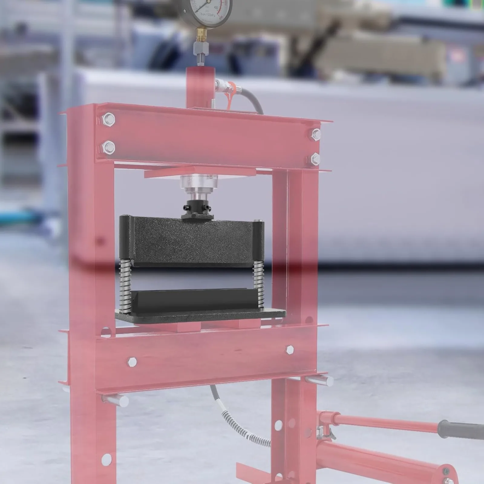 

NEWEST Heavy-Duty Metal Bending Tool,12"Press Brake Attachment kit for 12-20T Hydraulic Shop Presses, for Steel, Iron, Aluminum